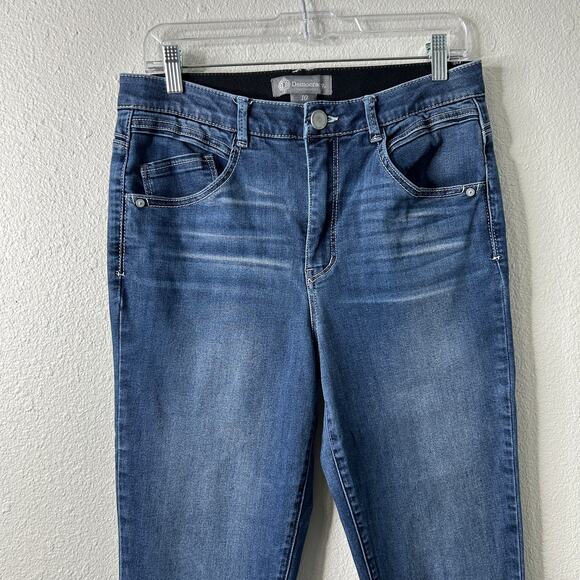 Democracy Ab Solution High Rise Skinny Jeans Blue 10 Ankle Stretch Denim - Picture 2 of 9